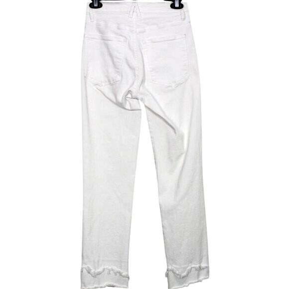 Good American Always Fits Good Classic Slim Straight Jean Size 2/26 Raw Hem - Picture 2 of 6